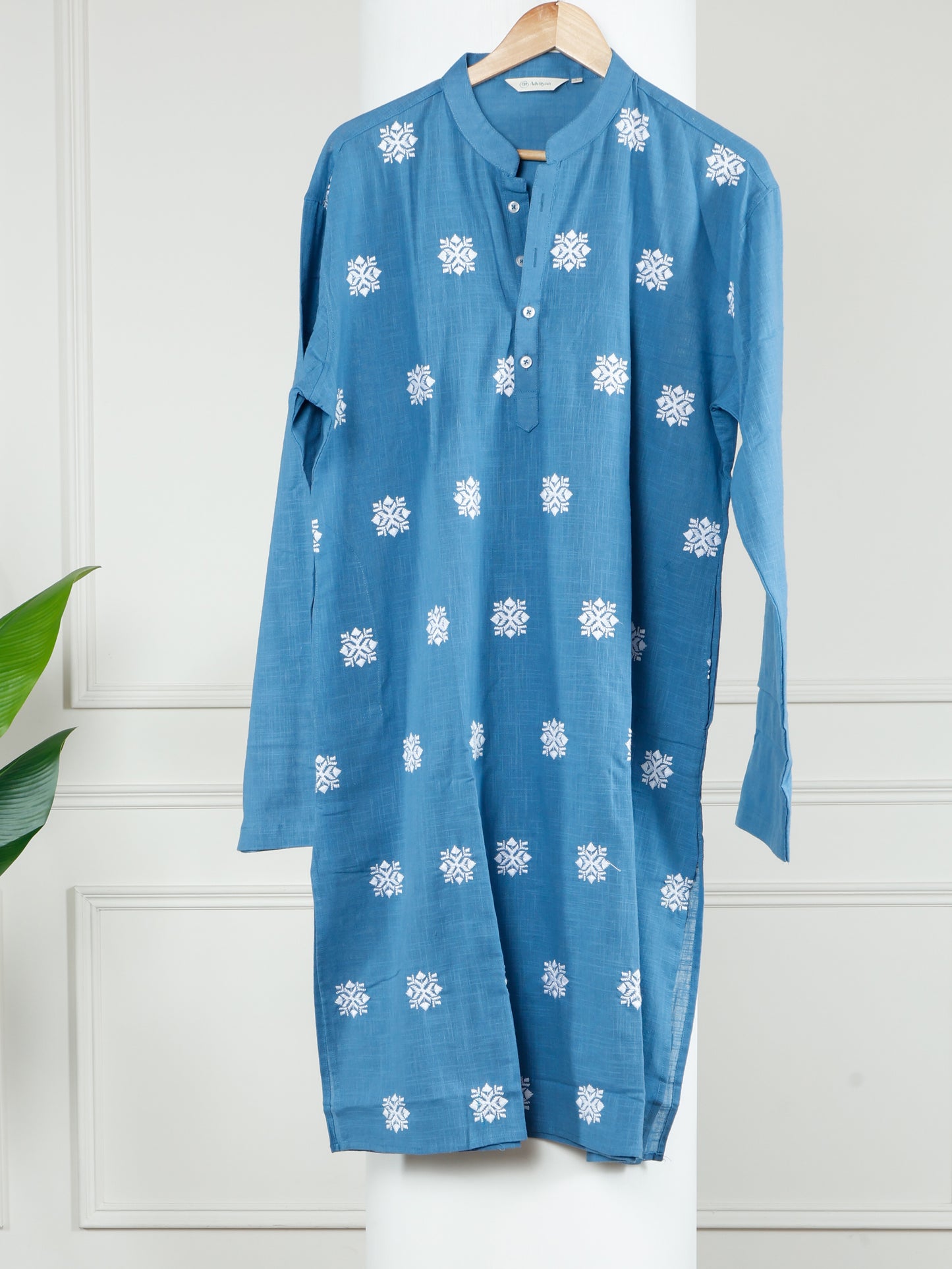 Chikankari Only Kurta-Blue
