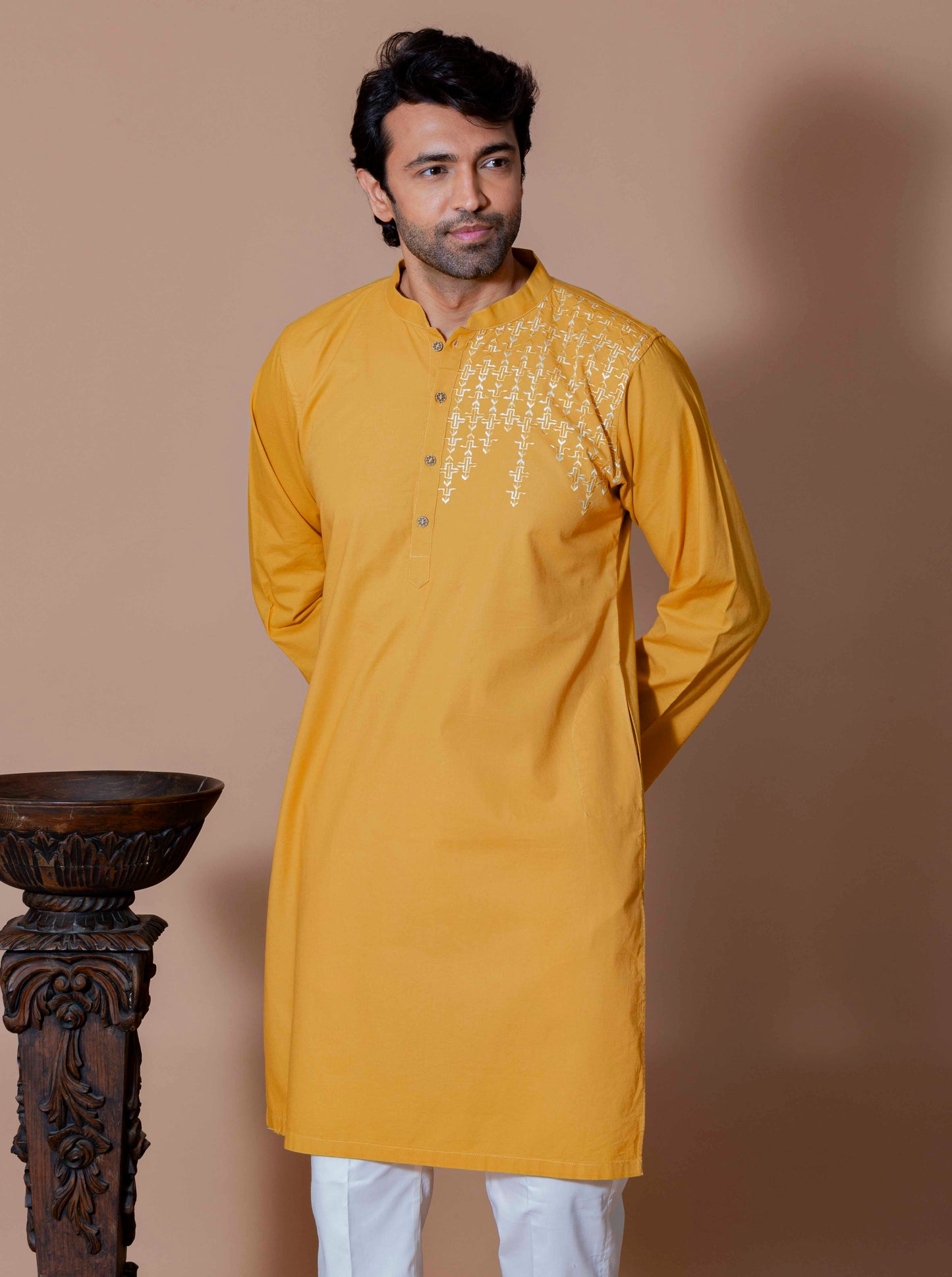 Sunshine One Sided Charm Kurta and pant set