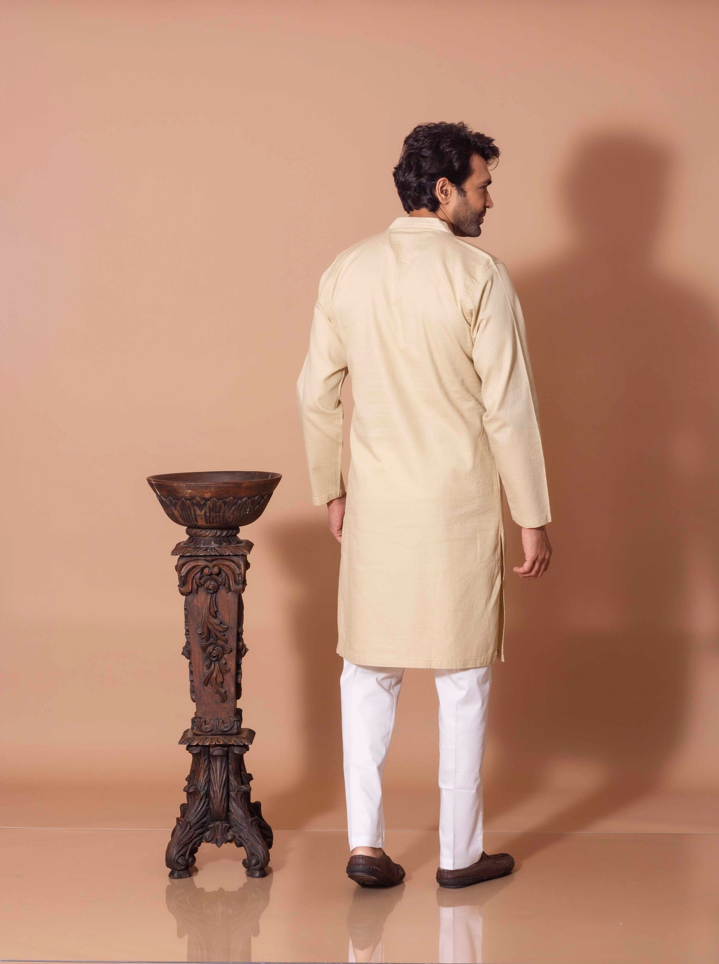 Beige Radiant Kurta and Pant set