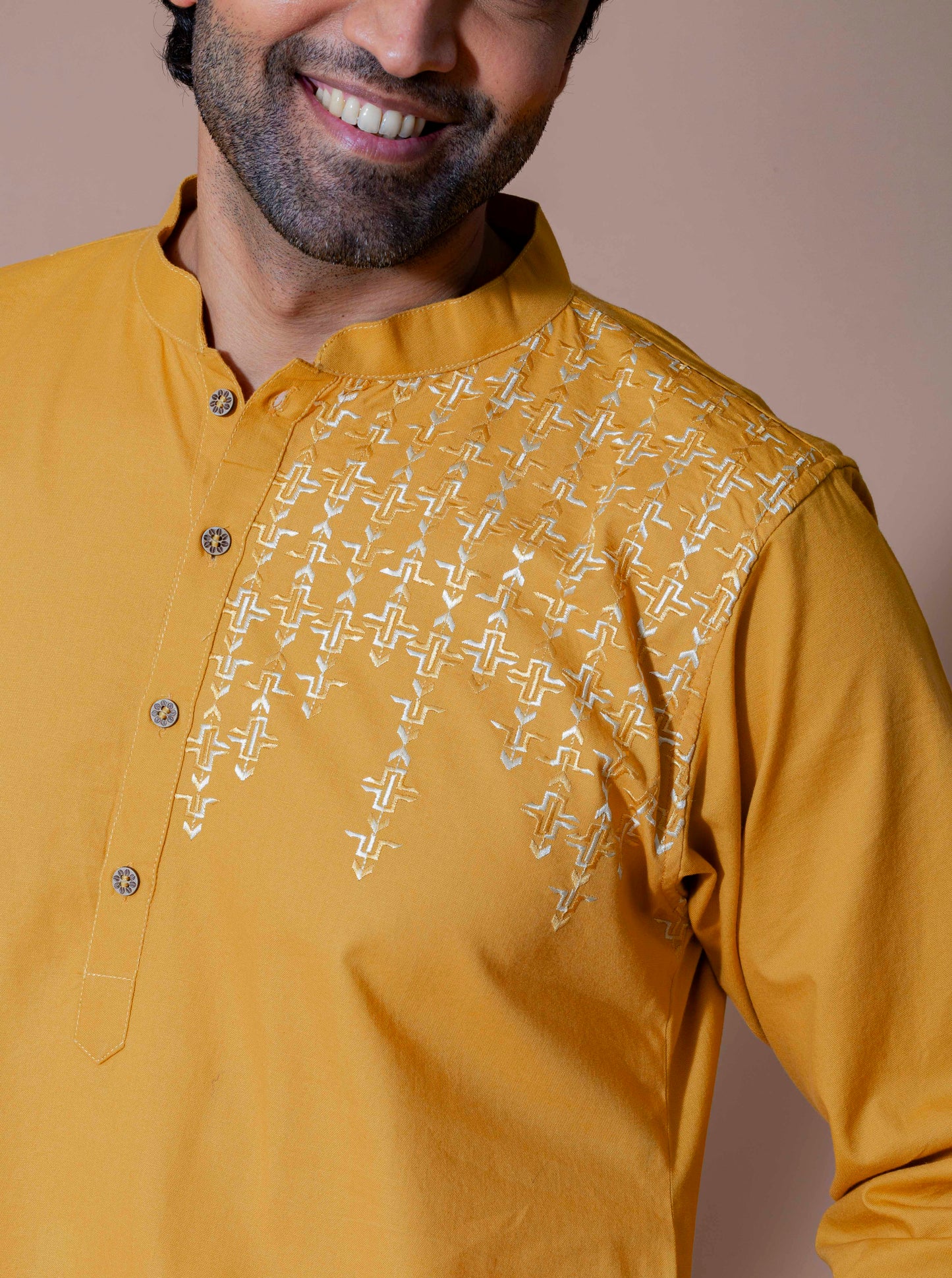 Sunshine One Sided Charm Kurta and pant set