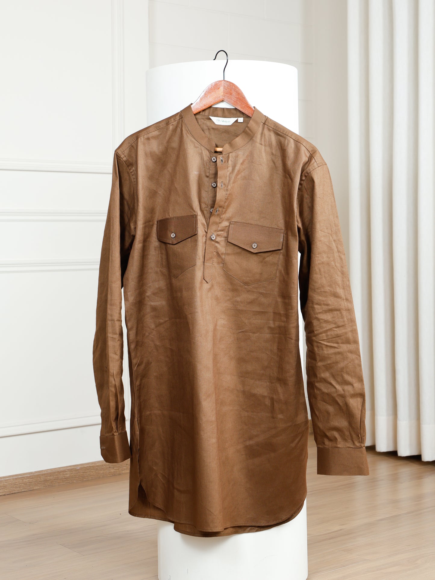 Camel Cord Set with flared pants