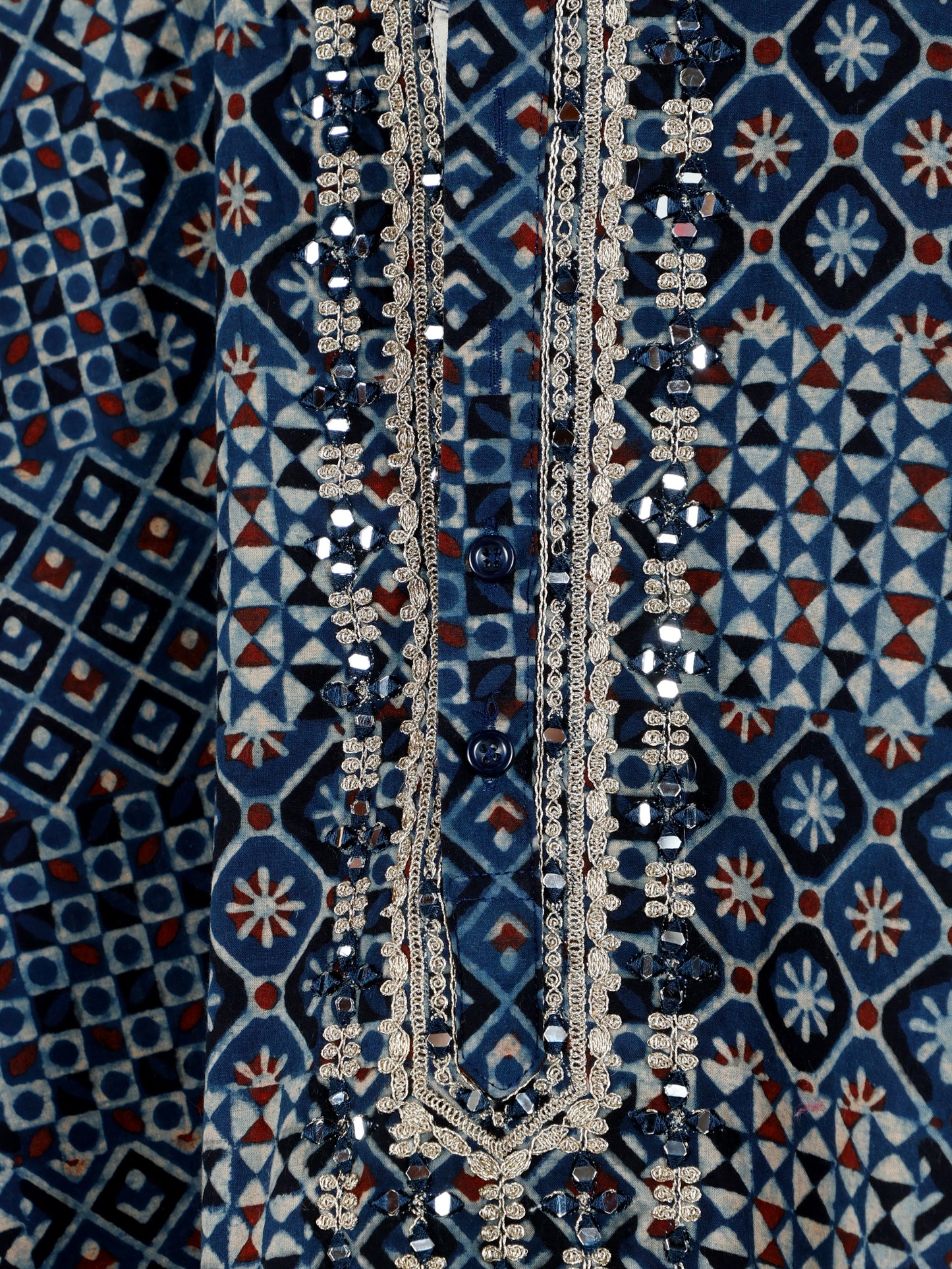 Ajrakh Printed only Kurta