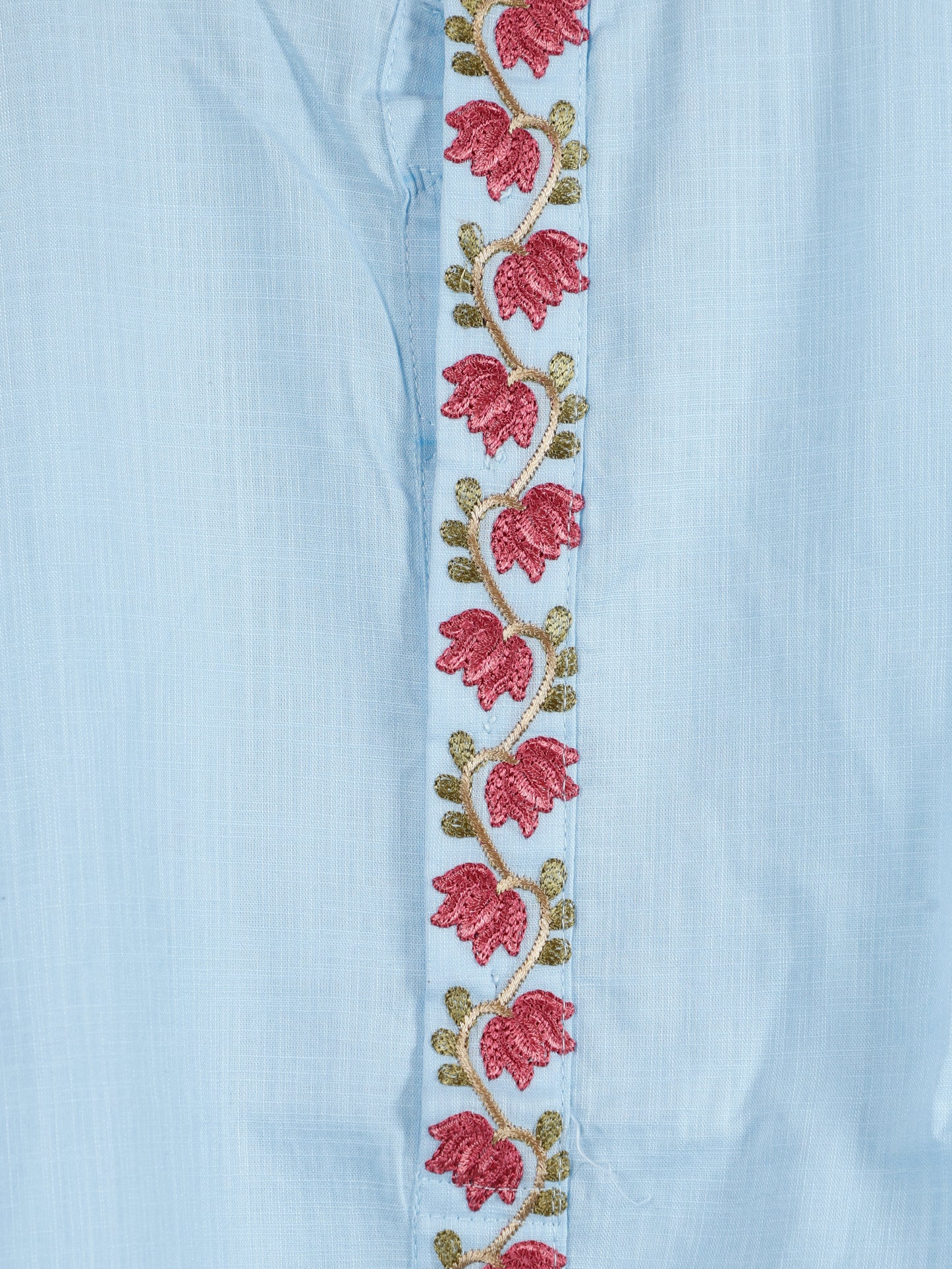 Pichwai Kurta and Pant Set-Sky Bloom
