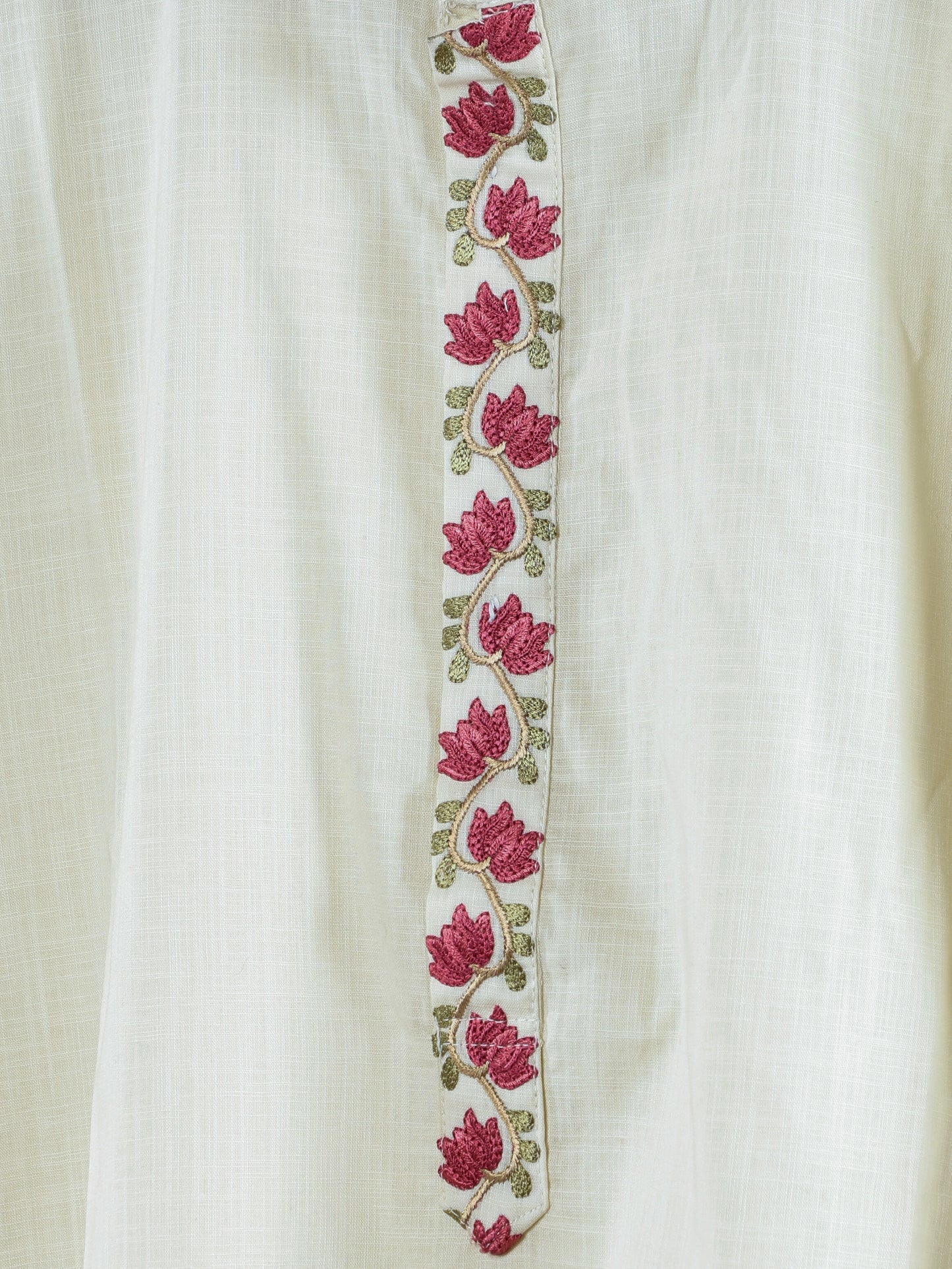 Pichwai Kurta and Pant Set-Beige