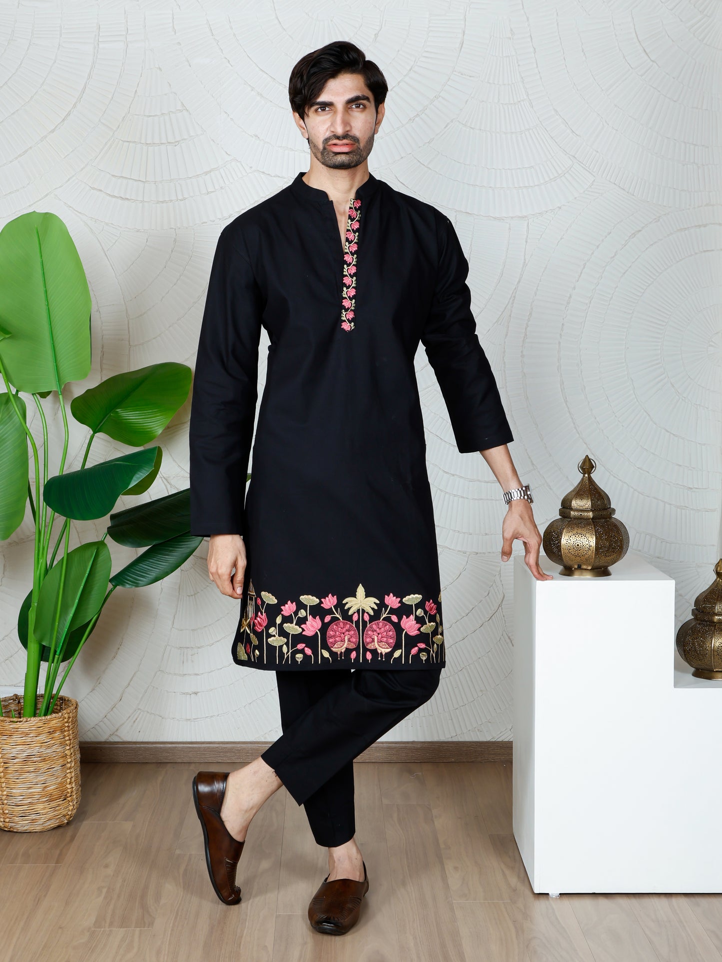 Pichwai (Only Kurta )-Black