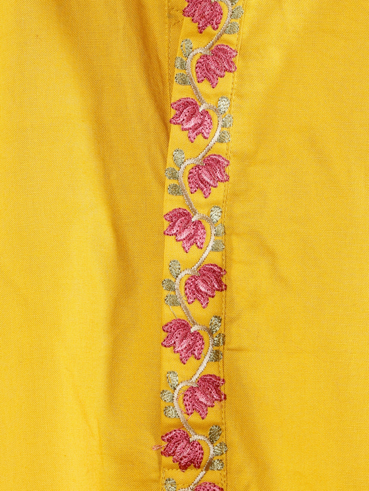 Pichwai Kurta and Pant Set-Sunshine