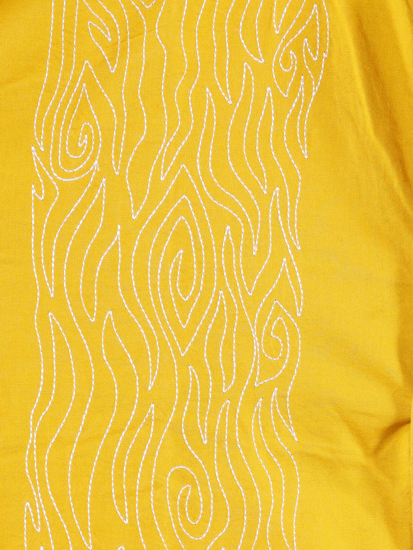 Waves Kurta and Pant Set-Sunshine