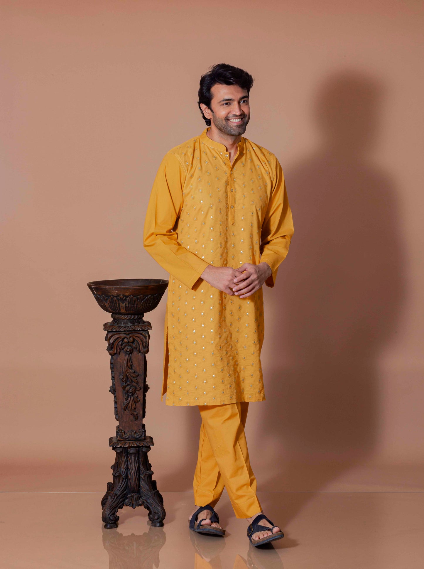 Sunshine Royal Foil Kurta