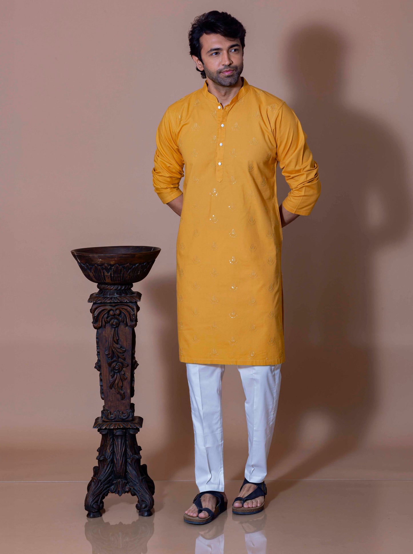 Sunshine Aqua Sequence Kurta