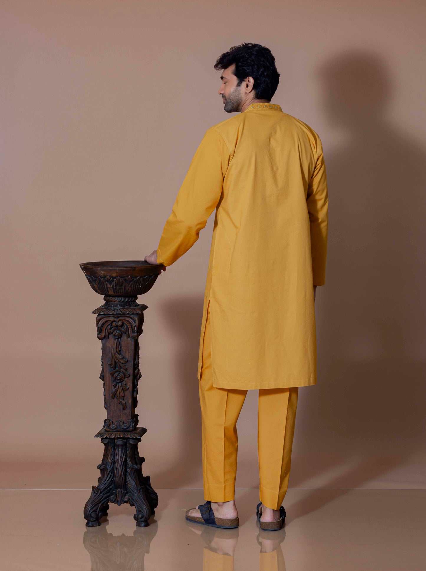 Sunshine Regal Foil Kurta