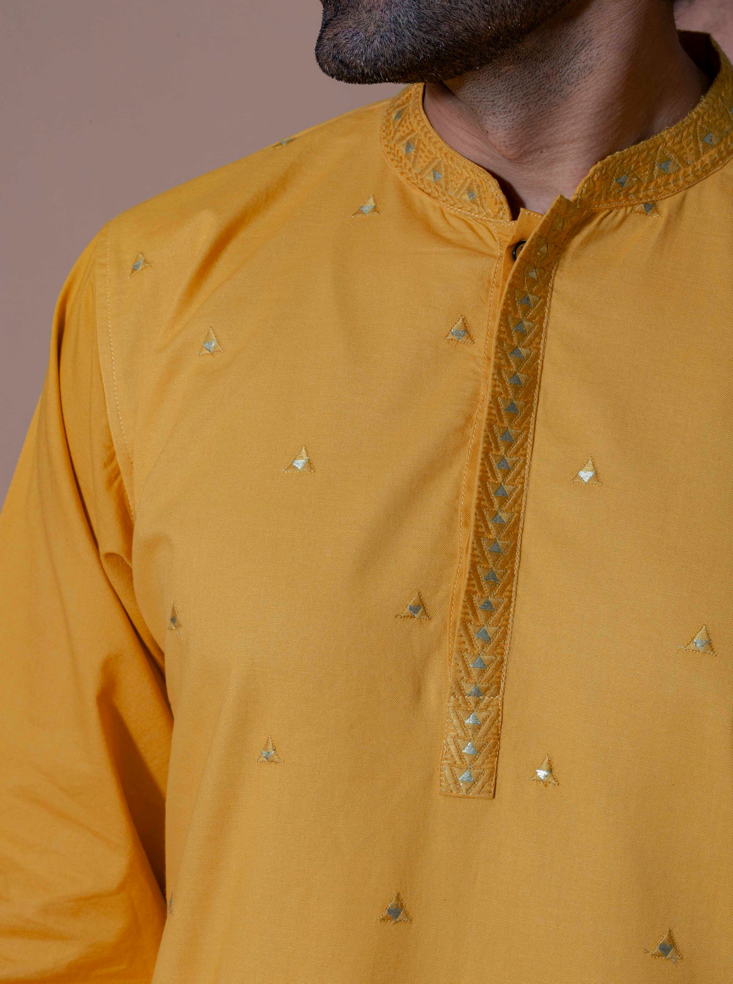 Sunshine Regal Foil Kurta