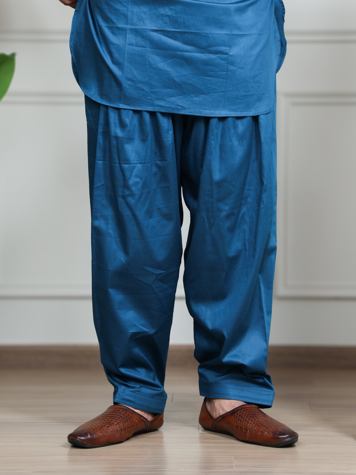 Pathani Set-Brown Blue