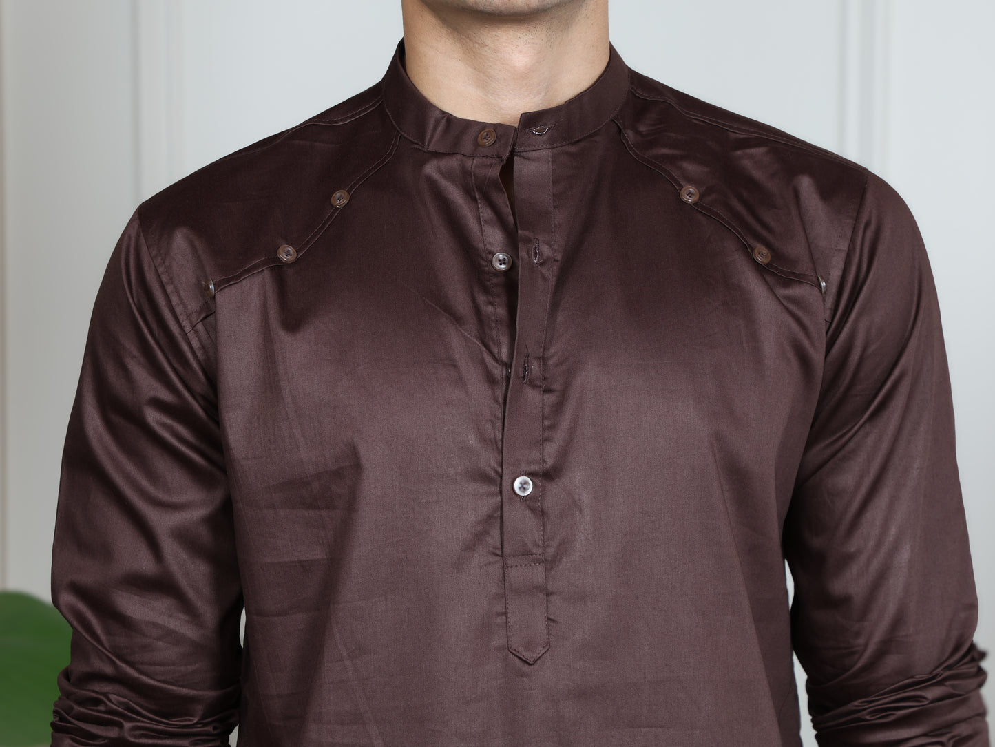 Pathani Set-Brown