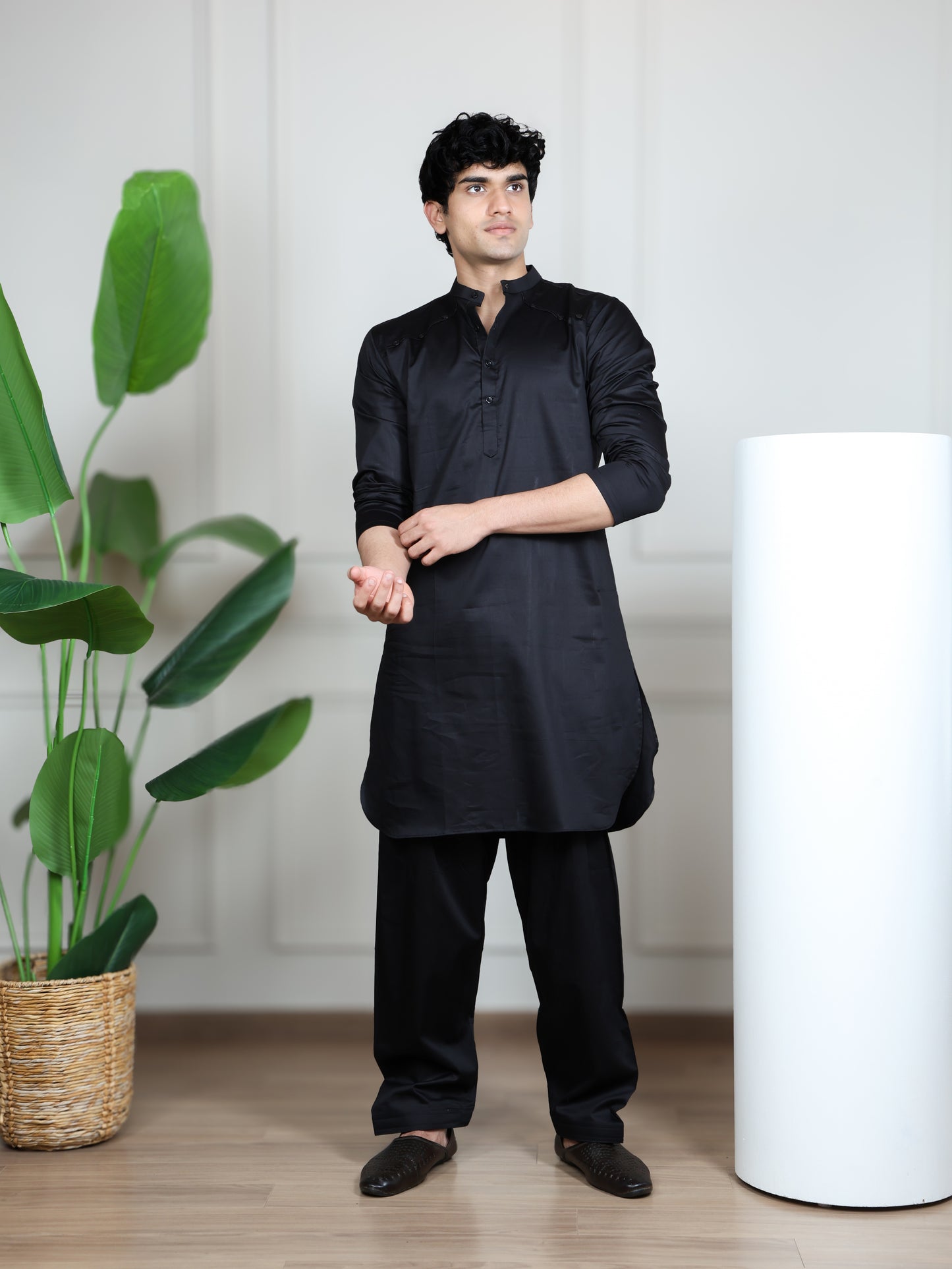 Pathani Set-Black