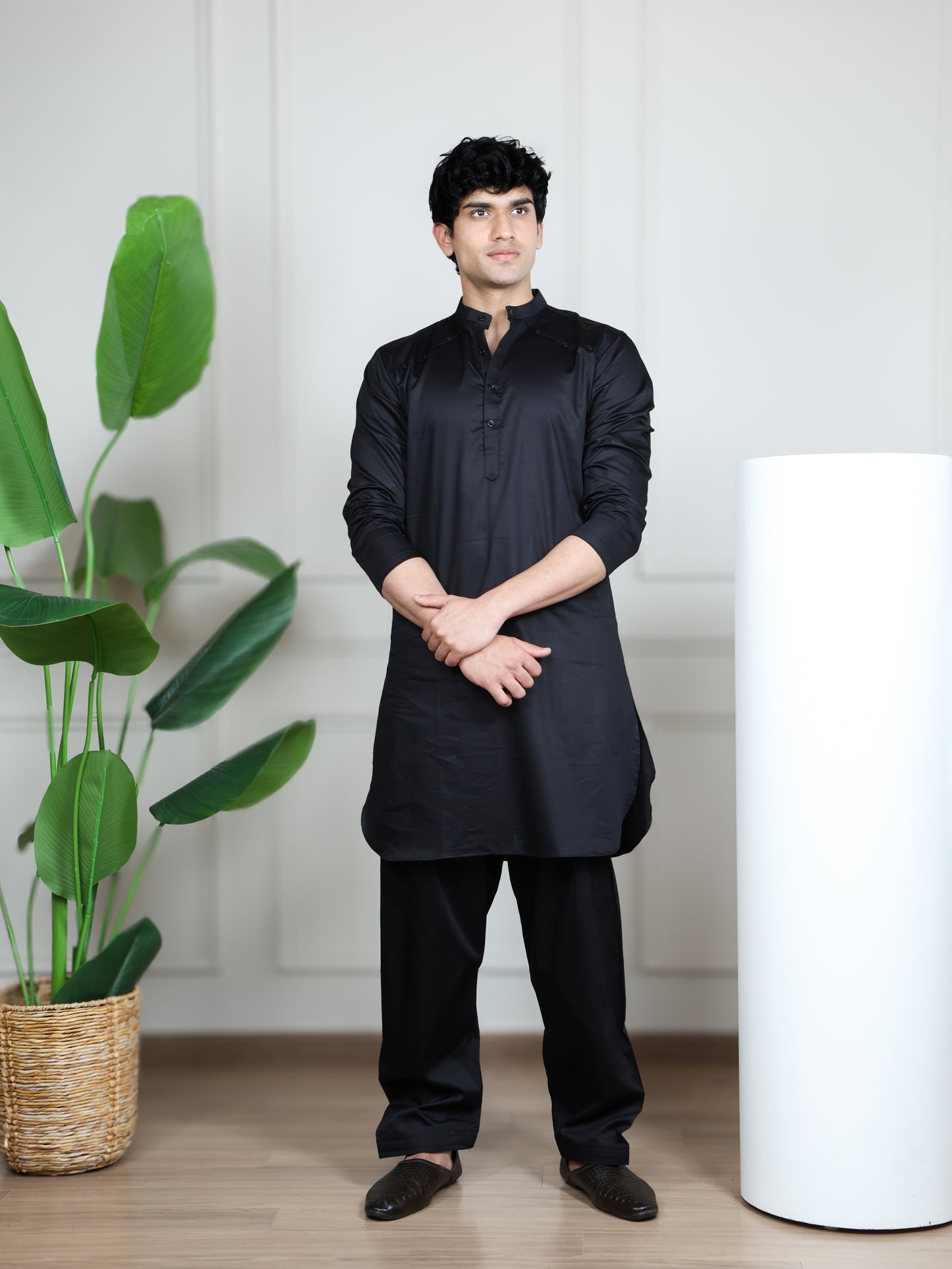Pathani Set-Black