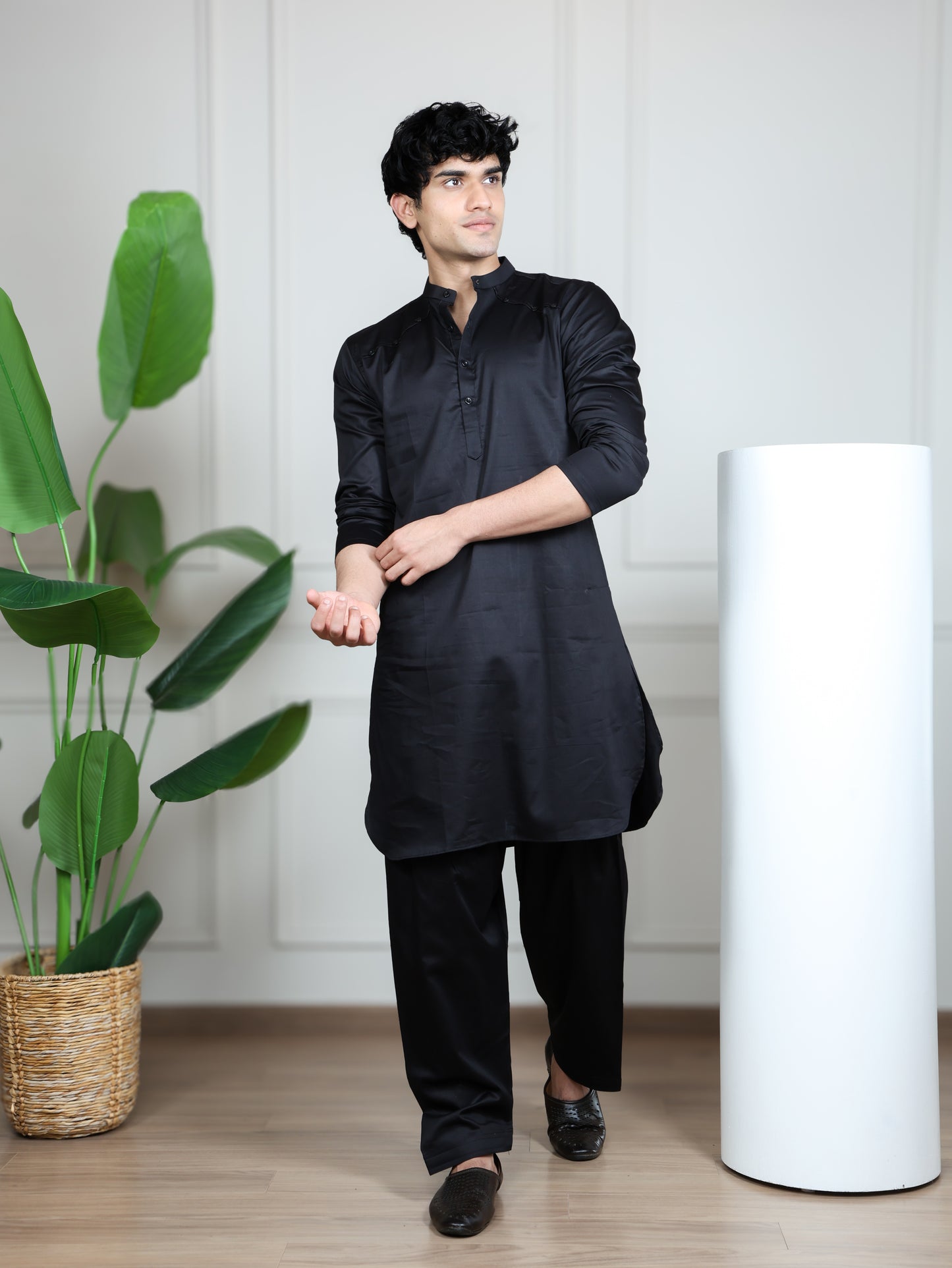 Pathani Set-Black