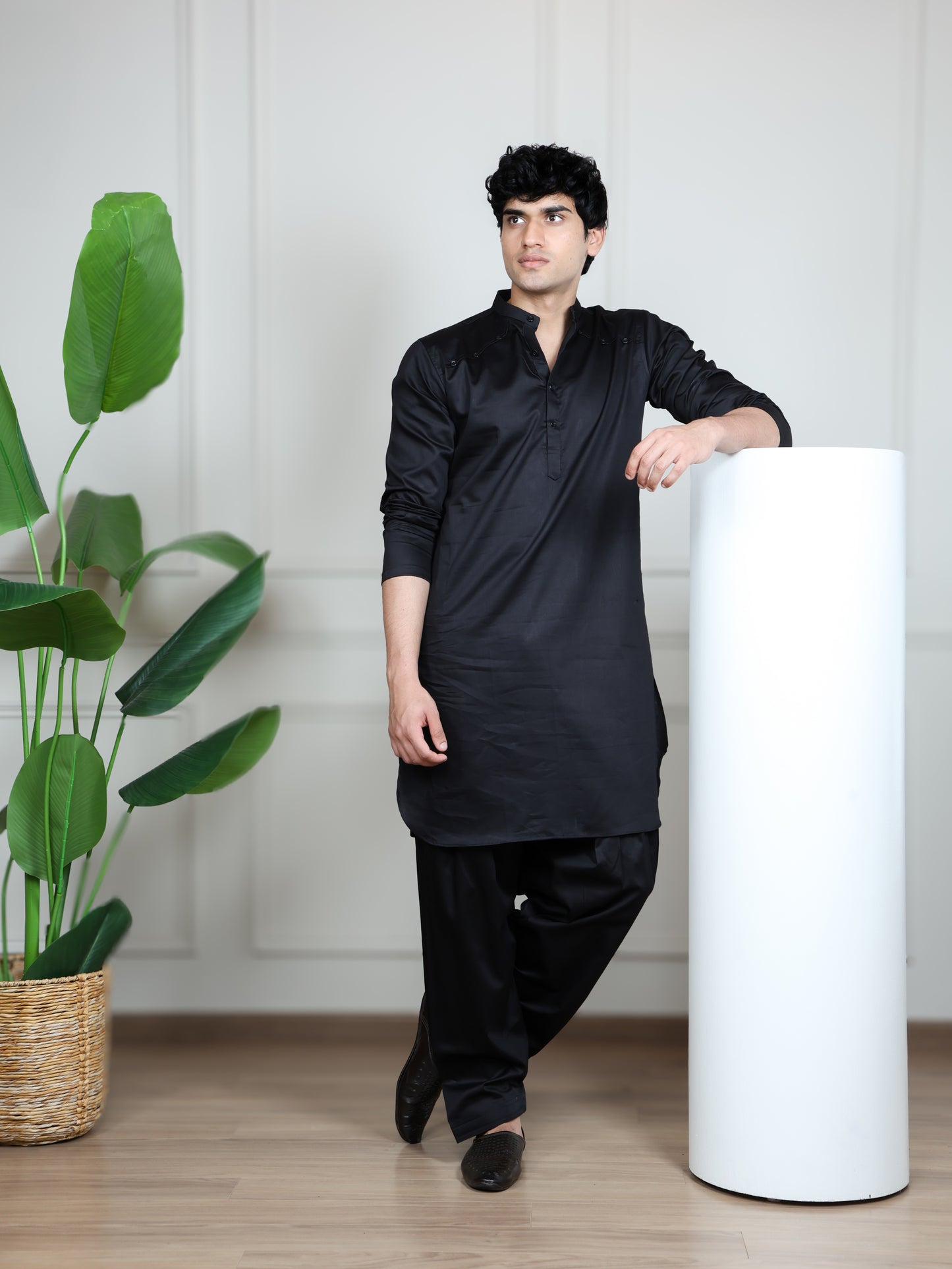 Pathani Set-Black