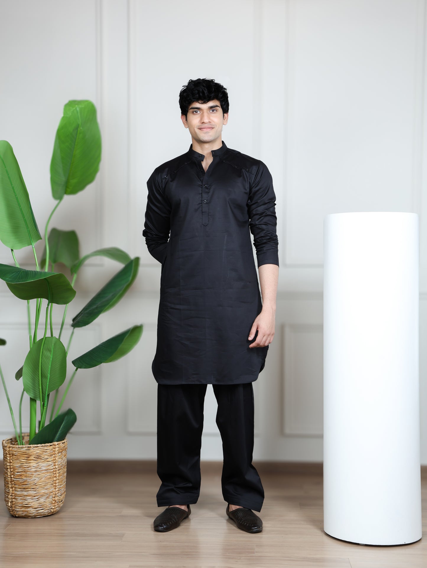 Pathani Set-Black