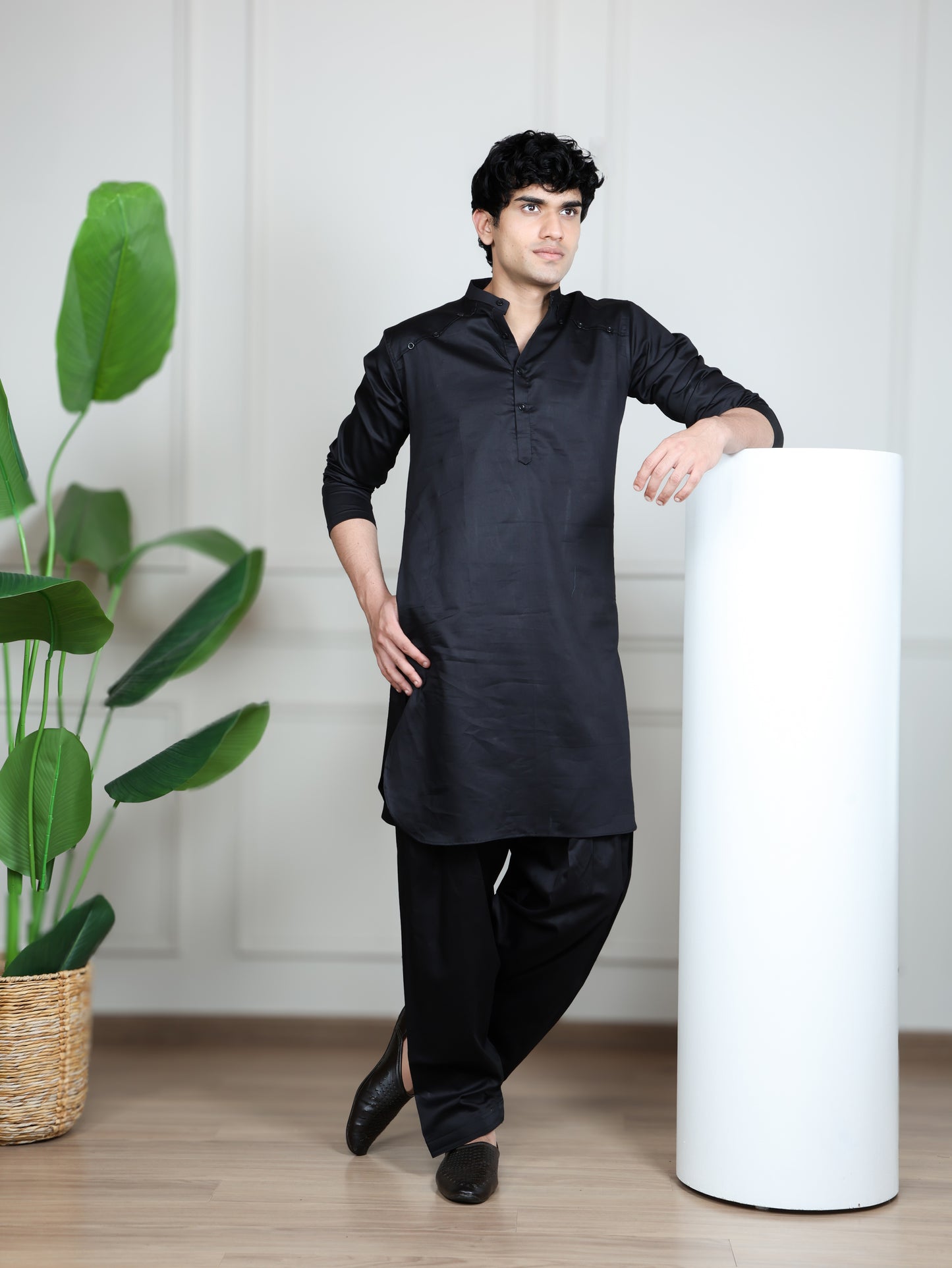 Pathani Set-Black