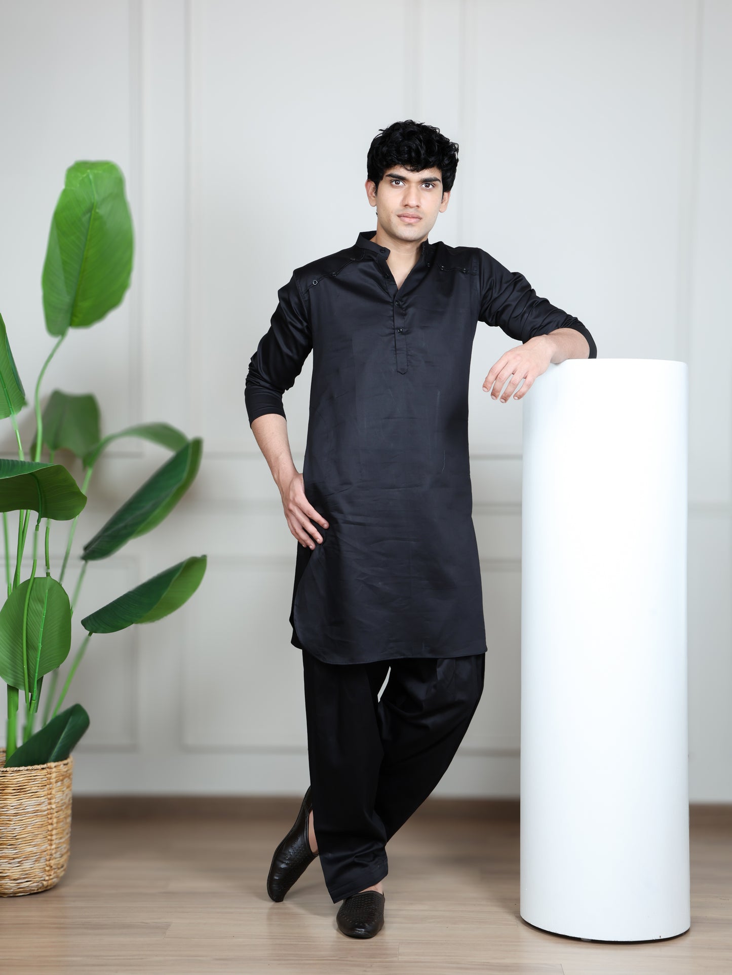 Pathani Set-Black