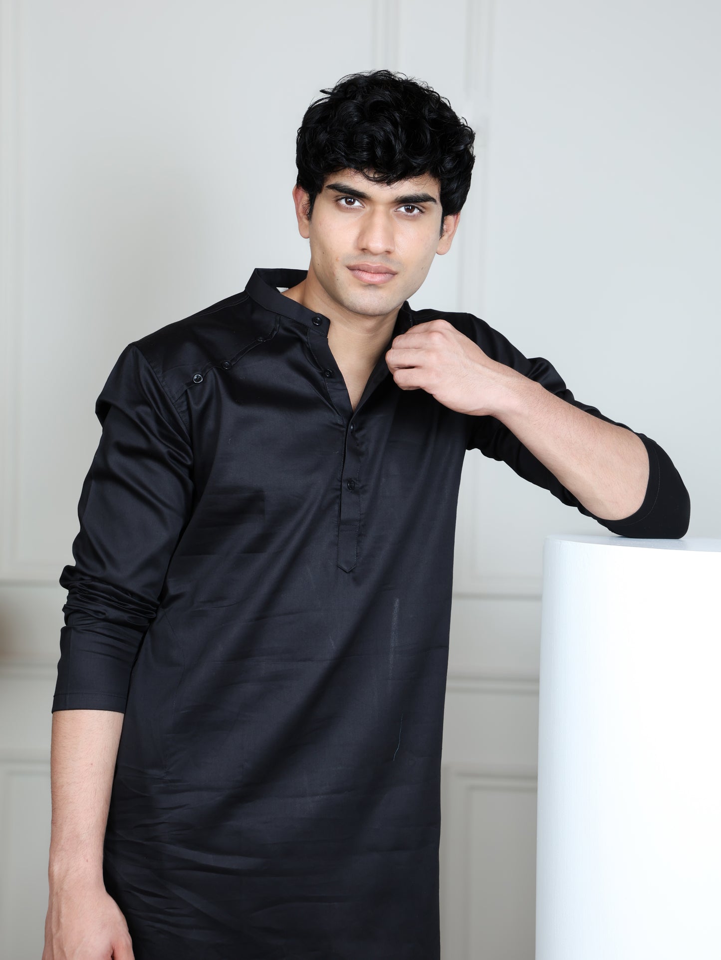 Pathani Set-Black