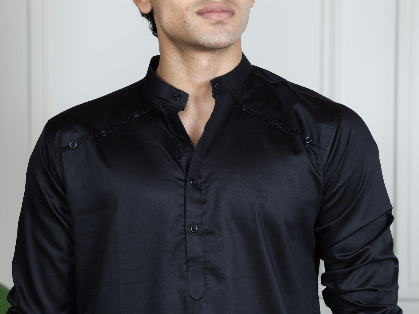 Pathani Set-Black