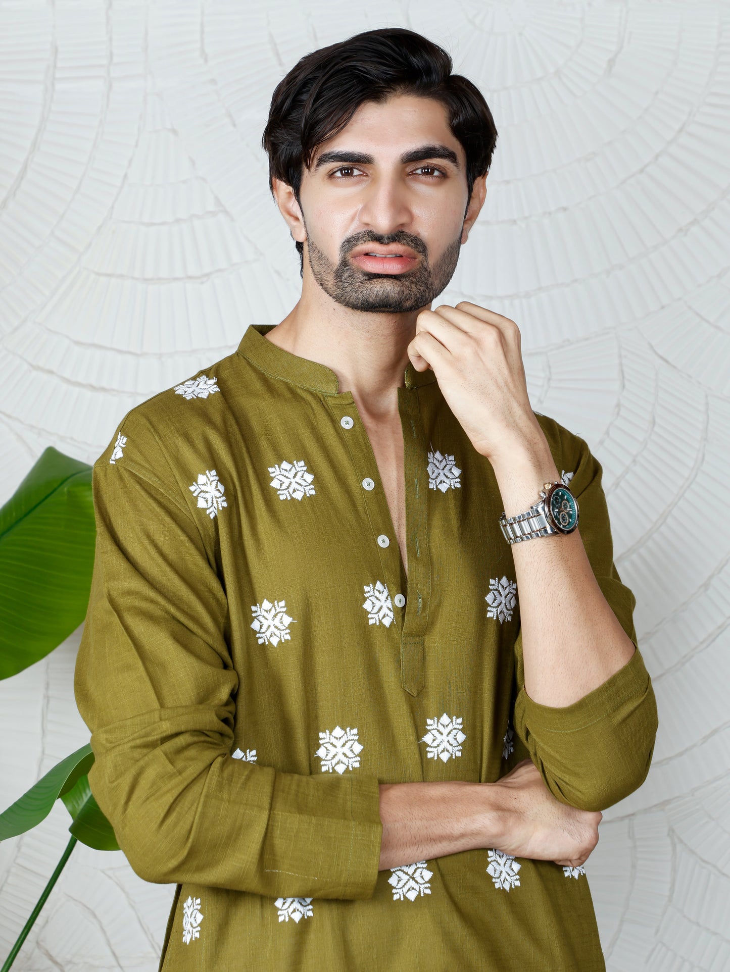 Chikankari  Only Kurta-Mehendi