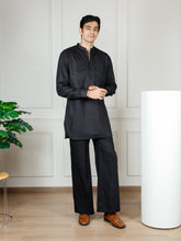 Black Cord Set with flared pants